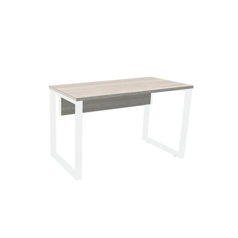 MESA P/ ESCRITÓRIO 150X60 PANDIN P25TUB - NOGUEIRA/BRANCO
