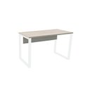 Ver imagem 1 de MESA P/ ESCRITÓRIO 150X60 PANDIN P25TUB - NOGUEIRA/BRANCO