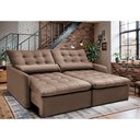 Ver imagem 1 de Sofá sem Caixa Retrátil 1,60m Softgel Celeste Velusoft Castor Cama Inbox