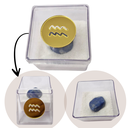 Ver imagem 1 de Pedra do Signo Aquário Sodalita Box Acrílico