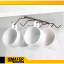 Ver imagem 5 de Suporte Porta Xícara P/ Fixar Armário Organiza Cozinha Bel