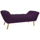 Ver imagem 4 de Kit Cabeceira 195 cm Suede + Calçadeira Madrid Roxo