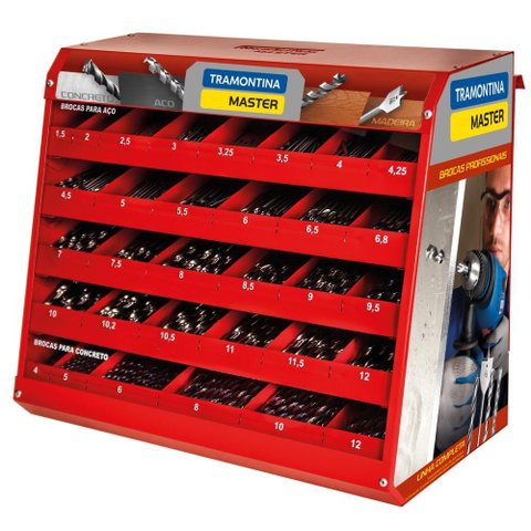 Display com Brocas 400 Peças