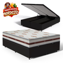 Ver imagem 3 de Cama Box Baú com Colchão de Molas Ensacadas Anjos Classic Queen 158 cm
