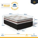 Ver imagem 5 de Cama Box Baú com Colchão de Molas Ensacadas Anjos Classic Queen 158 cm