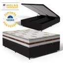 Ver imagem 4 de Cama Box Baú com Colchão de Molas Ensacadas Anjos Classic Queen 158 cm