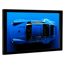 Quadro Decorativo Porsche 911 Azul - 3