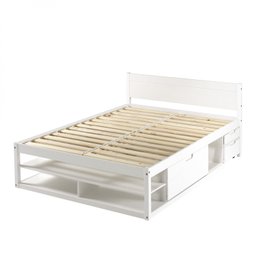 Cama Casal Multifuncional Madeira Maciça Irara Cabecasa Madeiramadeira - 15
