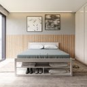 Ver imagem 5 de Cama Casal Multifuncional Madeira Maciça Irara CabeCasa MadeiraOriginals Branco/Lavado