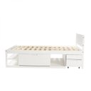 Ver imagem 3 de Cama Casal Multifuncional Madeira Maciça Irara CabeCasa MadeiraOriginals Branco/Lavado