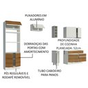 Ver imagem 5 de Armário de Cozinha Completa 270cm Branco/Rustic/Branco Jade Madesa 09