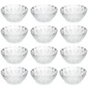 Ver imagem 1 de Jogo 12 Potes para Sobremesa Bowls Tigelas de Vidro 350ml King Lyor Transparente