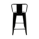 Ver imagem 5 de Banqueta Tolix Média com Encosto Preta