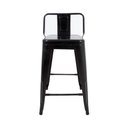 Ver imagem 2 de Banqueta Tolix Média com Encosto Preta