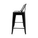 Ver imagem 3 de Banqueta Tolix Média com Encosto Preta