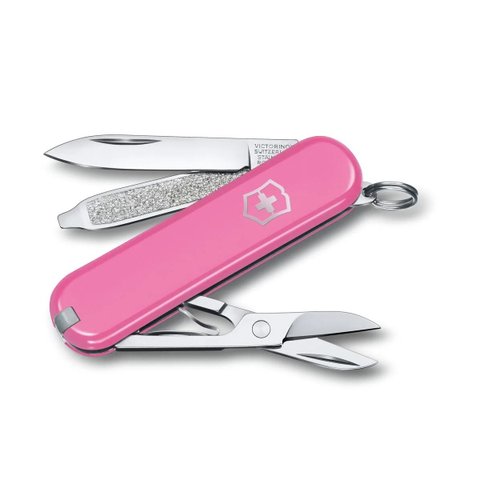 Mini Canivete Suíço Classic SD Colors 7 funções Rosa Cherry Blossom Victorinox