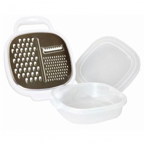 Ralador com Pote e Tampa de Plástico e Inox 25.5 Cm - Mimo Style - Asa1175