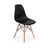 Conjunto Mesa de Jantar Talia Amadeirada Preta 100cm com 4 Cadeiras Eames Eiffel - 3
