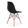 Conjunto Mesa de Jantar Talia Amadeirada Preta 100cm com 4 Cadeiras Eames Eiffel - 4