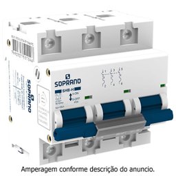 Disjuntor Tripolar Soprano Novo Padrão Cemig 100 Amperes Iec - 1