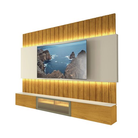 Home Soberano Reflecta 230 Naturale com Off White com Led