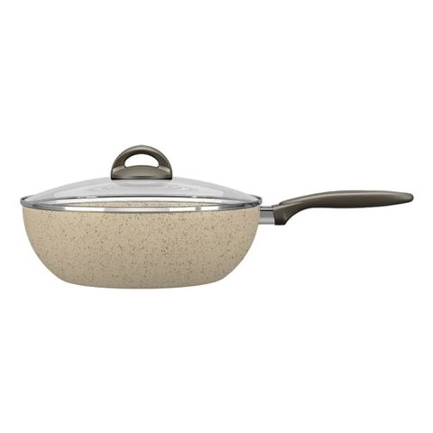 Wok  28 cm Cor  Vanilla Ceramic Life Suprema Brinox