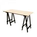 Ver imagem 2 de Escrivaninha Mesa Escritório Cavalete Madeira Macica Ms Colors