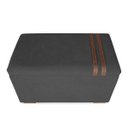 Ver imagem 3 de Recamier Puff Baú Organizador no Boucle com Cinto Caramelo:grafite