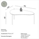 Ver imagem 3 de Mesas de Centro e Mesa Lateral P/ Sofá Dalla Costa 100% Mdf Cor:freijó