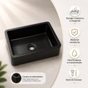 Ver imagem 4 de Cuba de Pia para Lavabo Retangular 30cm Plástico Reforçado