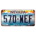 Ver imagem 1 de Placa de Carro Decor em Madeira State Route - Nevada