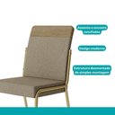 Ver imagem 5 de Conjunto 2 Cadeiras de Jantar Duo Carraro Dourada