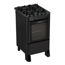 Fogão de Piso 4 Bocas Pérola Glass com Mesa de Vidro 4115 Esmaltec - 1