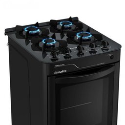 Fogão de Piso 4 Bocas Pérola Glass com Mesa de Vidro 4115 Esmaltec - 5