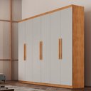 Ver imagem 1 de Guarda Roupa Casal Hera 6 Portas Mdf Rufato