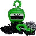 Ver imagem 3 de Talha Manual 2 Toneladas 2000 Kg Com Corrente 5 Metros Trato
