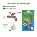 Ver imagem 5 de Torneira Jardim 1/2 com Adaptador 3/4 para Mangueira Western