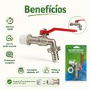 Ver imagem 4 de Torneira Jardim 1/2 com Adaptador 3/4 para Mangueira Western