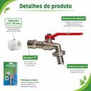 Ver imagem 3 de Torneira Jardim 1/2 com Adaptador 3/4 para Mangueira Western