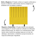 Ver imagem 5 de Cabeceira de Cama Solteiro Box 100 Cm Maisa Suede:amarelo