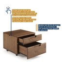 Ver imagem 7 de Cama Casal Multifuncional Madeira Maciça Irara CabeCasa MadeiraOriginals Marrom/Caramelo