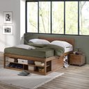 Ver imagem 1 de Cama Casal Multifuncional Madeira Maciça Irara CabeCasa MadeiraOriginals