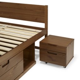 Cama Casal Multifuncional Madeira Maciça Irara Cabecasa Madeiramadeira - 9