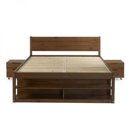 Cama Casal Multifuncional Madeira Maciça Irara Cabecasa Madeiramadeira - 15