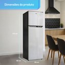 Ver imagem 4 de Geladeira Refrigerador Hq Defrost 290 Litros Preto e Cinza Hq-290rdf 127v