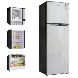 Geladeira Refrigerador Hq Defrost 290 Litros Preto/cinza Hq-290rdf 127v - 2