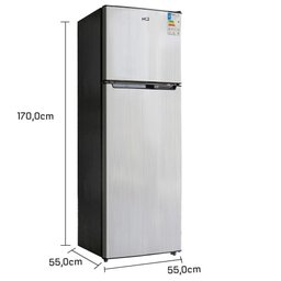 Geladeira Refrigerador Hq Defrost 290 Litros Preto/cinza Hq-290rdf 127v - 4
