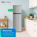 Ver mais imagens de Geladeira Refrigerador Hq Defrost 290 Litros Preto e Cinza Hq-290rdf 127v
