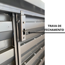 Ver imagem 7 de PORTA ABRIGO AÇO ABERTURA DUPLA CASA GÁS COM TRAVA 80X70X6