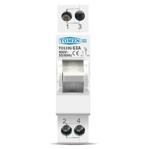 Chave de Transferência Manual 63a 1 Polos Tomzn